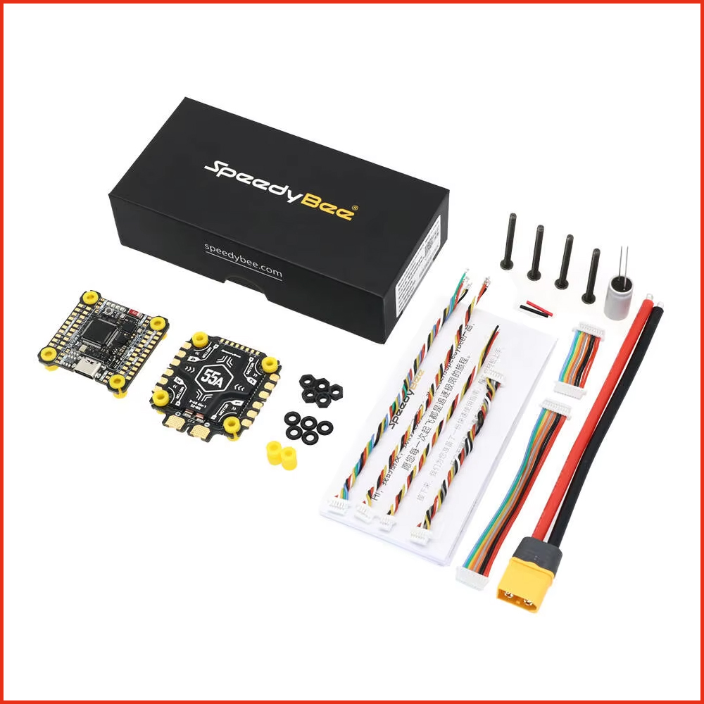 SpeedyBee F405 V5 Stack F405 V - огляд і ціна Foxeer Reaper F4 128K 65A Esc